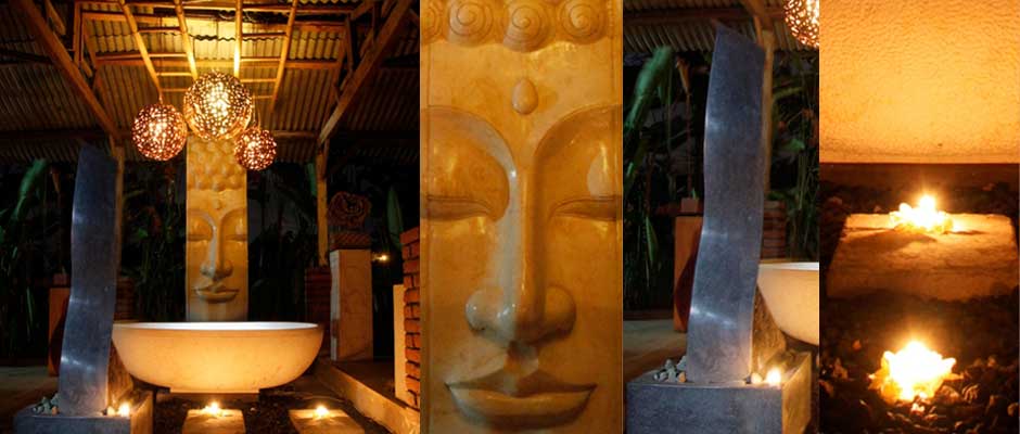 The best garden furniture products from Terrazzo and Concrete such as water fountains, pots, statues and bathtub; Sandstone statues and wall carving in Bali